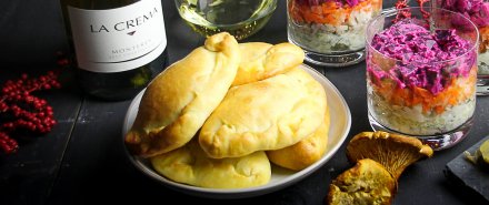 Russian New Year’s Menu: Mushroom Pirozhki hero image