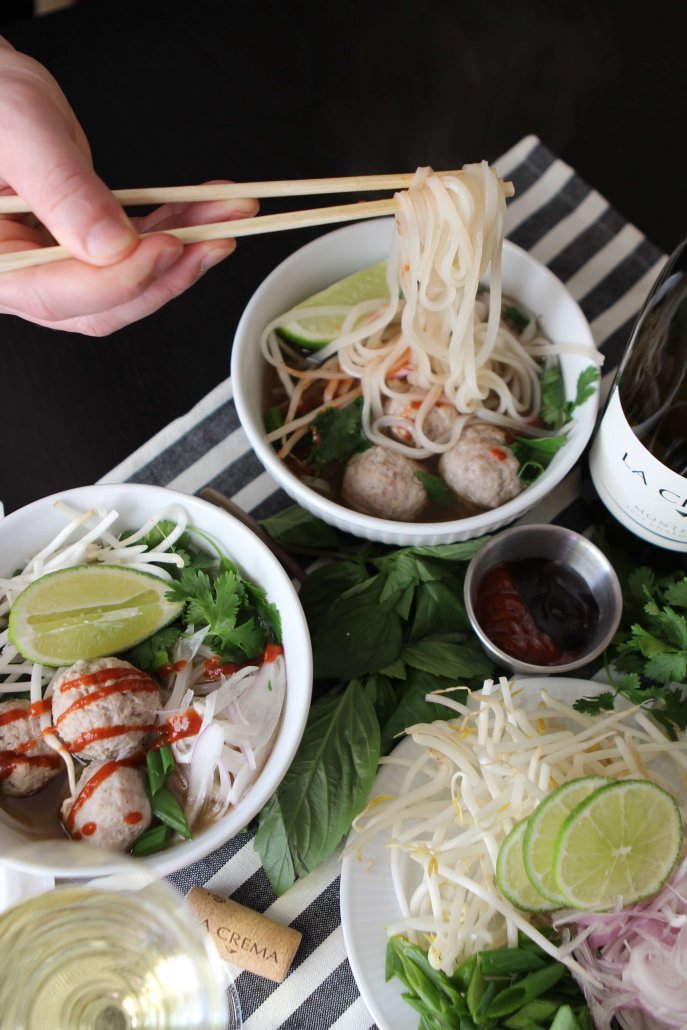 Pho with Vietnamese Meatballs