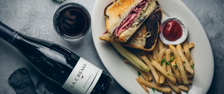 Corned Beef and Sautéed Cabbage Sandwich