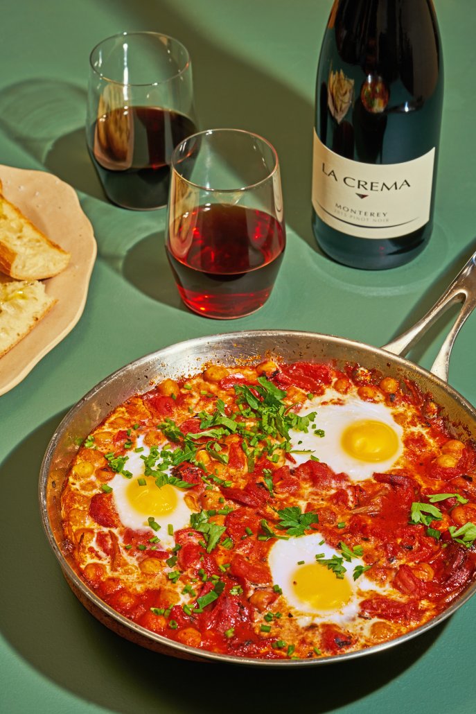 Shakshuka with Chorizo and Chickpeas