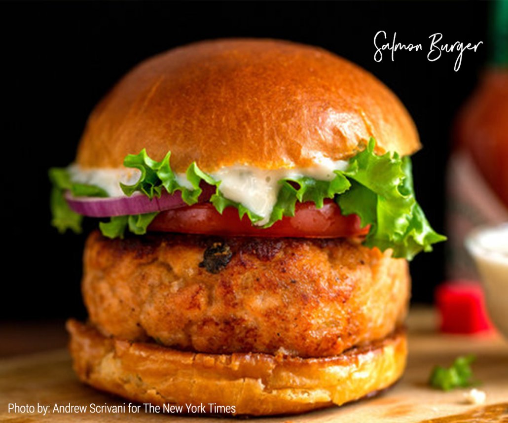 Gourmet Burgers for Summer: Salmon Burgers (from The New York Times)