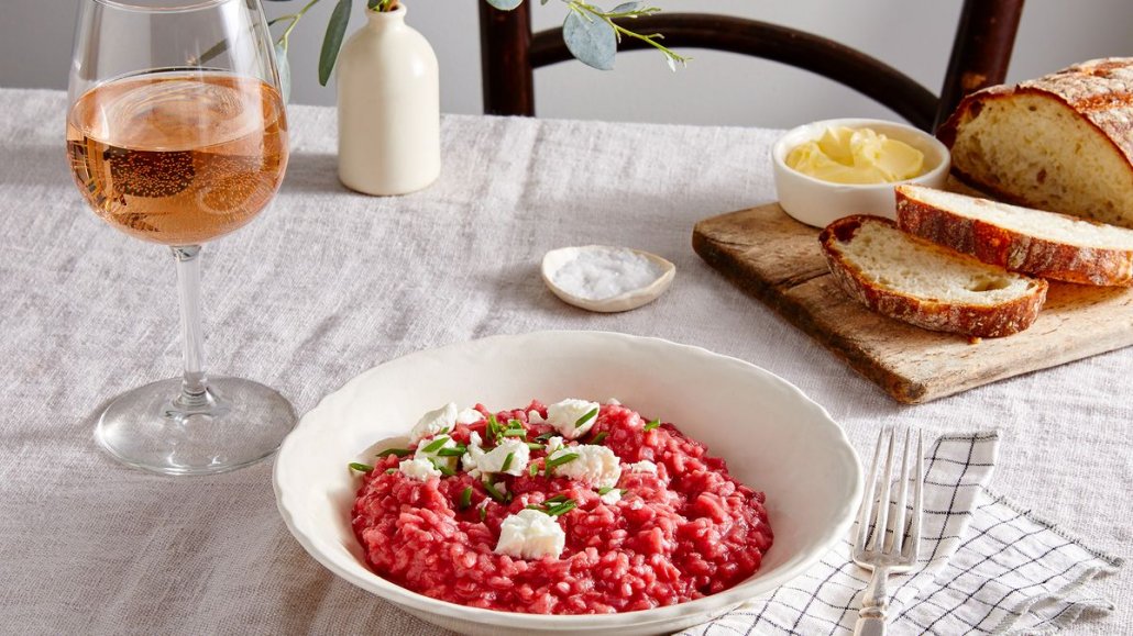 Pink Beet Risotto Recipe Rosé