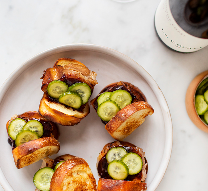 Kentucky Derby Pork Belly Slider