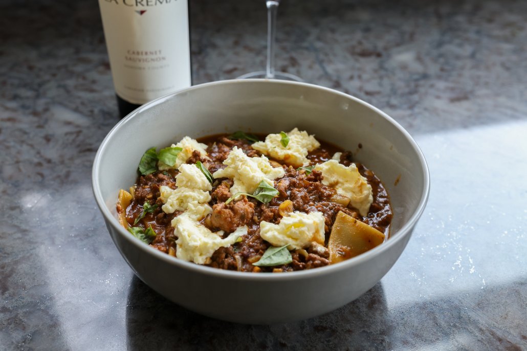 Lasagna soup
